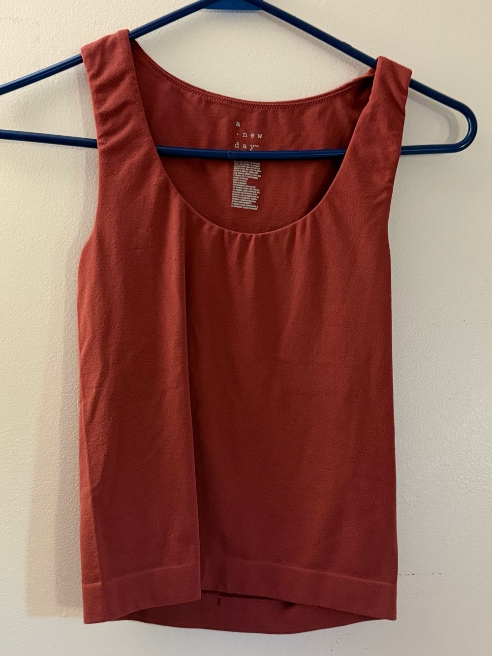 A New Day Rust Red Sleeveless Tank Top Size XS